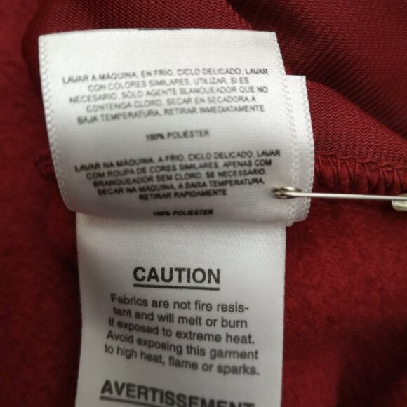 Columbia Sportswear Co. Men's Size Medium Red Full Zip Straight Fit Fleece Vest - Picture 7 of 12